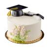 Ivory Graduation Cake