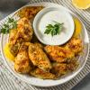 Chicken Wings with Lemon Pepper Ranch