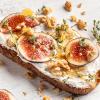 Artisan Toast with Goat Cheese and Fresh Figs