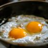 Fried Eggs in Pan