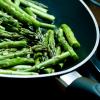 Asparagus in a Nonstick Pan