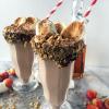 Bourbon Cherry S&#039;mores Milkshakes