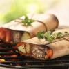 Cedar Grilled Steak Dinner with Horseradish Chive Sauce