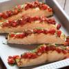 Fire-Roasted Tomato Bruschetta Salmon