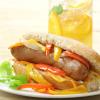 Grilled Sausage with Sweet Peppers and Onions