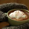 Hot Chocolate with Peppermint Whipped Cream