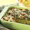 Spinach and Sun-Dried Tomato Strata