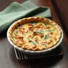 Spinach and Salmon Quiche