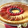 Elegant Fruit and Cheese Tart