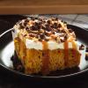 Pumpkin Spice Latte Poke Cake