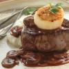 Surf and Turf with Mushroom Red Wine Sauce