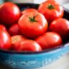 Tomatoes in Bowl on Counter