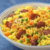 Yellow Rice Pilaf with Polish Sausage